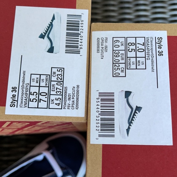 Vans Style 36 Classic Sports Dress Blues/True White WMNS - Picture 16 of 16